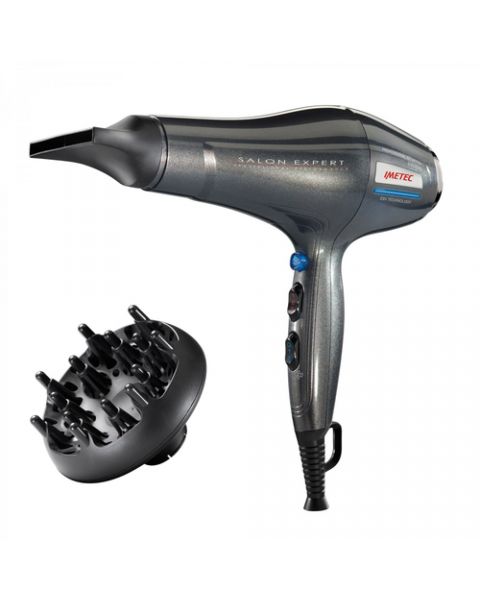 Imetec Salon Expert P3 3200 asciuga capelli 2200 W Nero, Grigio