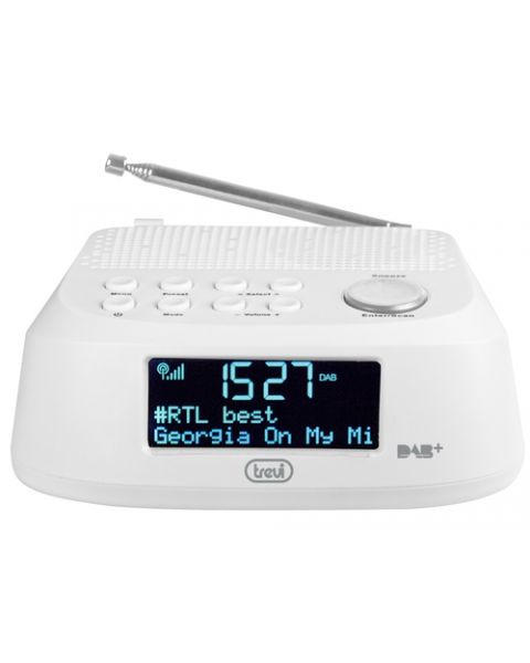 Trevi RC 80D4 DAB Orologio Digitale Bianco