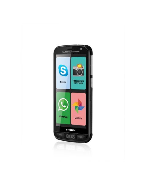 Brondi Amico Smartphone 12,7 cm (5") Doppia SIM Android 5.1 3G Micro-USB 0,512 GB 4 GB 2000 mAh Nero