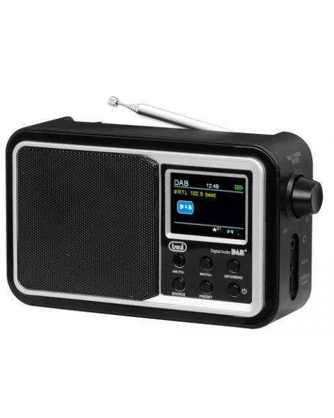 Trevi DAB 7F96 R Portatile Digitale Nero